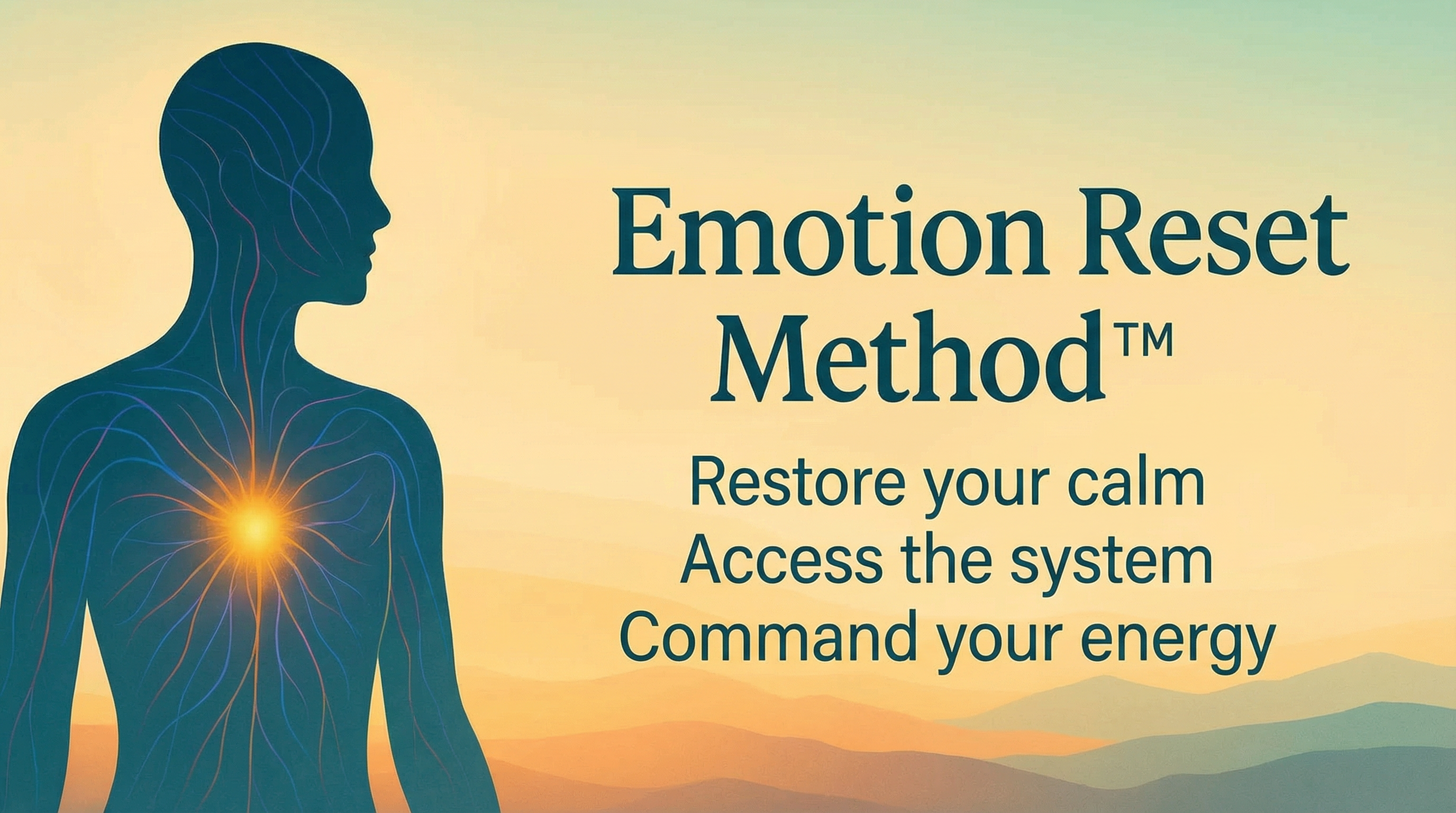 Emotion Reset Method - Restore your calm, Access the system, Command your energy